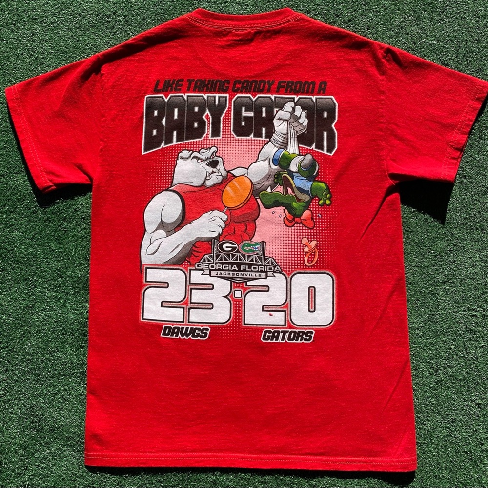 Georgia Bulldogs Florida Gators 2013 Football Rivalry T-Shirt Men’s Size Small